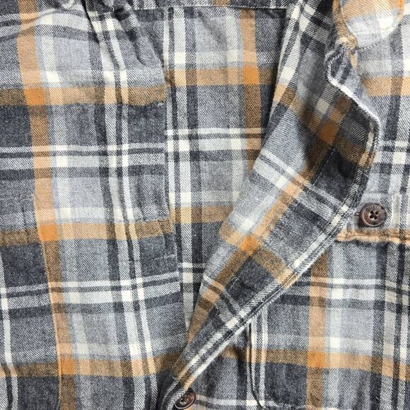 Duluth Trading Shirt Mens XL Tsll Plaid Magna Ready Relaxed Fit Magnet Closure - Picture 6 of 14